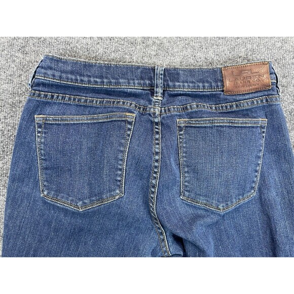 LRL Ralph Lauren Jeans Womens 8 Blue Modern Skinny Mid Rise Dark Stretch Denim - Picture 5 of 9